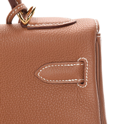 Hermes Togo Kelly Retourne 32 Gold 12 of 38