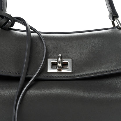 Balenciaga Natural Smooth Calfskin Mini Rodeo Top Handle Handbag Grey 7 of 11