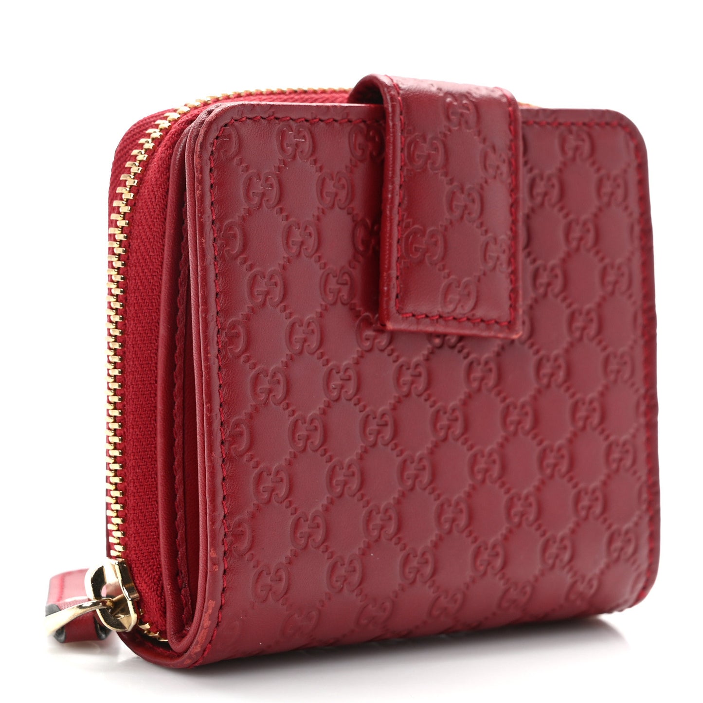 Microguccissima Compact Wallet Red