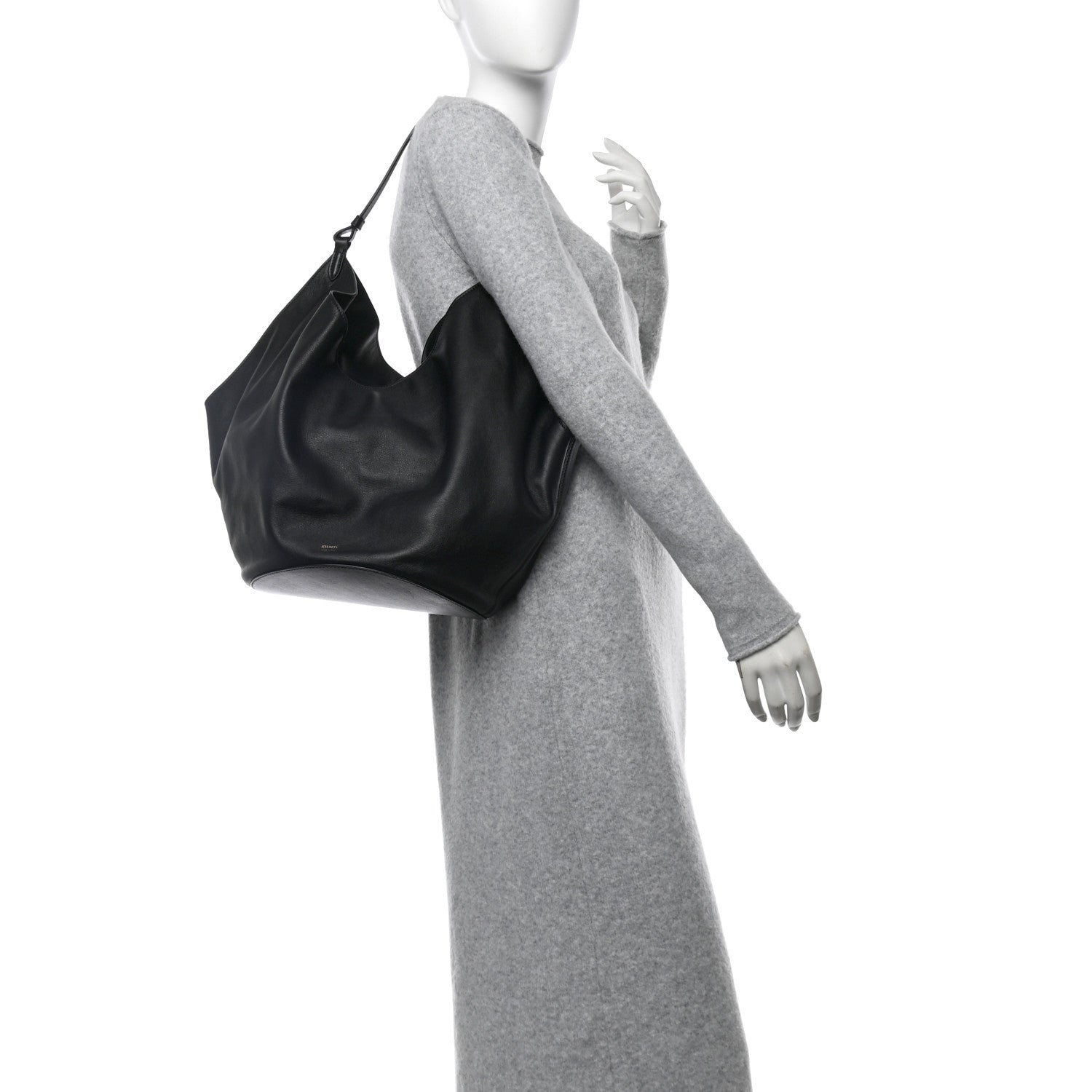 Khaite Calfskin Medium Lotus Tote Black 2 of 11