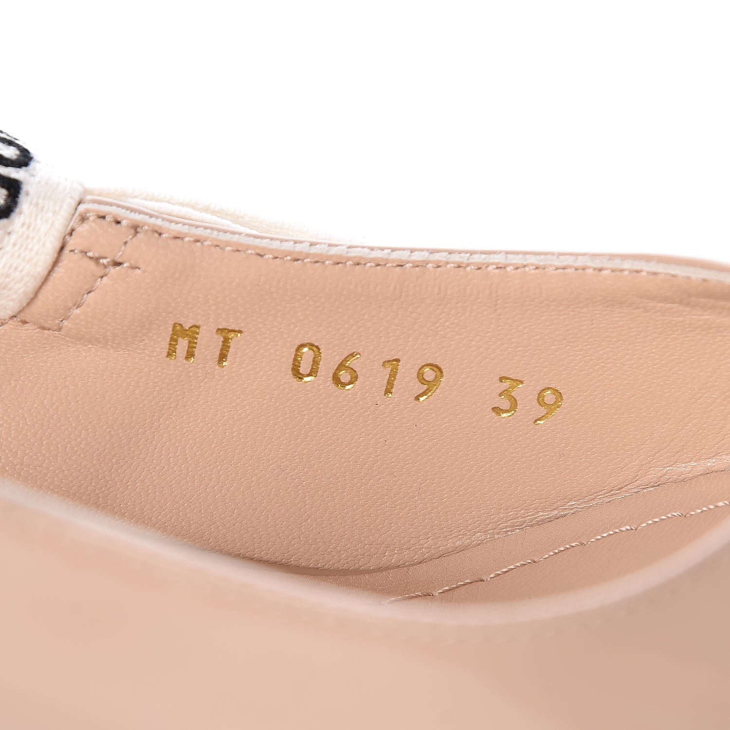 Christian Dior Patent Ribbon J'Adior Slingback 65mm Pumps 39 Nude 8 of 8