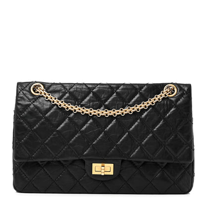 Chanel Aged Calfskin Quilted 2.55 Reissue 226 Flap Black 1 of 10