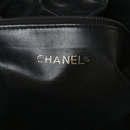 Chanel Lambskin Quilted Shopping Tote Black 5 of 18