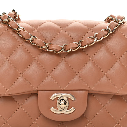 Chanel Lambskin Quilted Mini Square Flap Brown 8 of 12