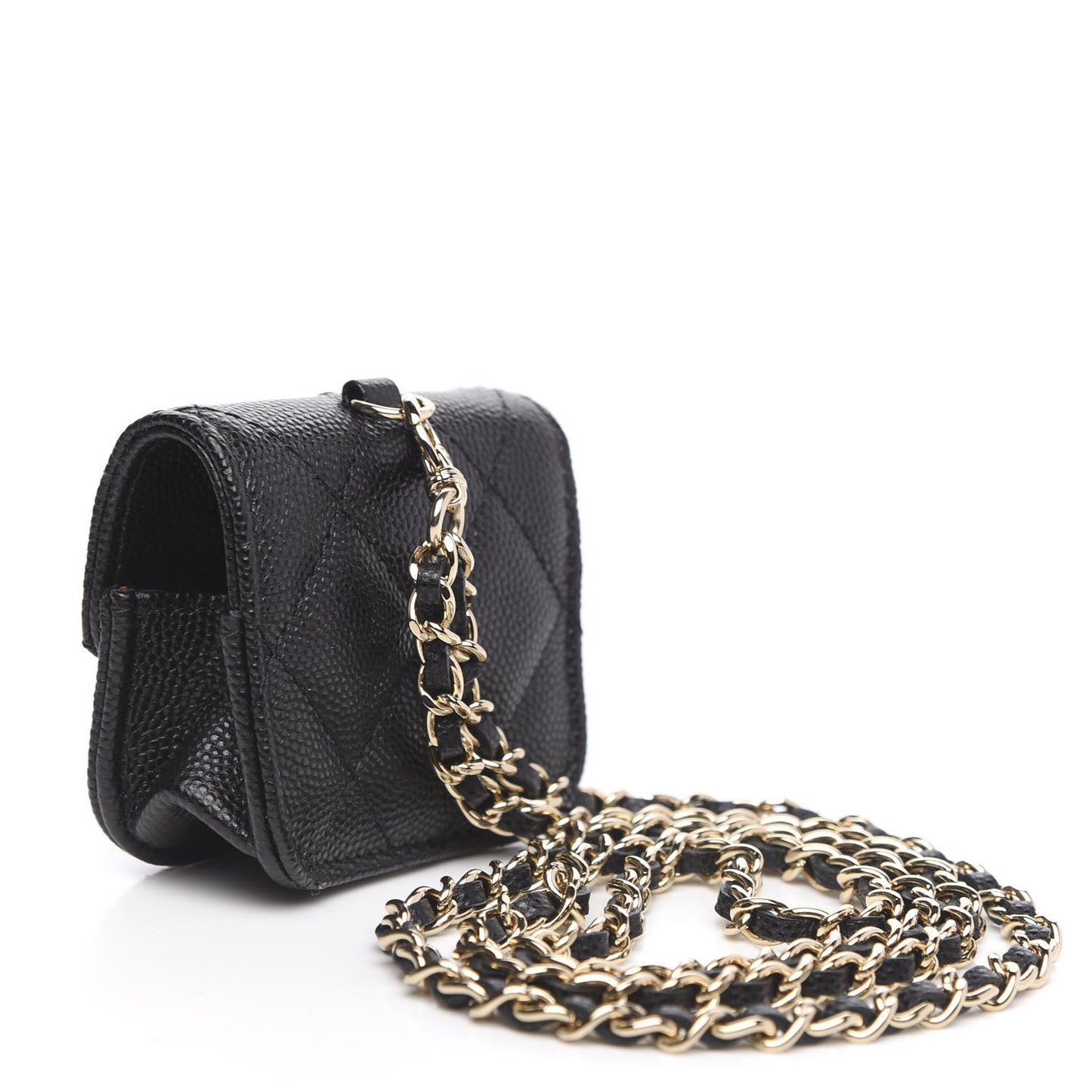 Caviar Quilted Airpods Pro Case Black