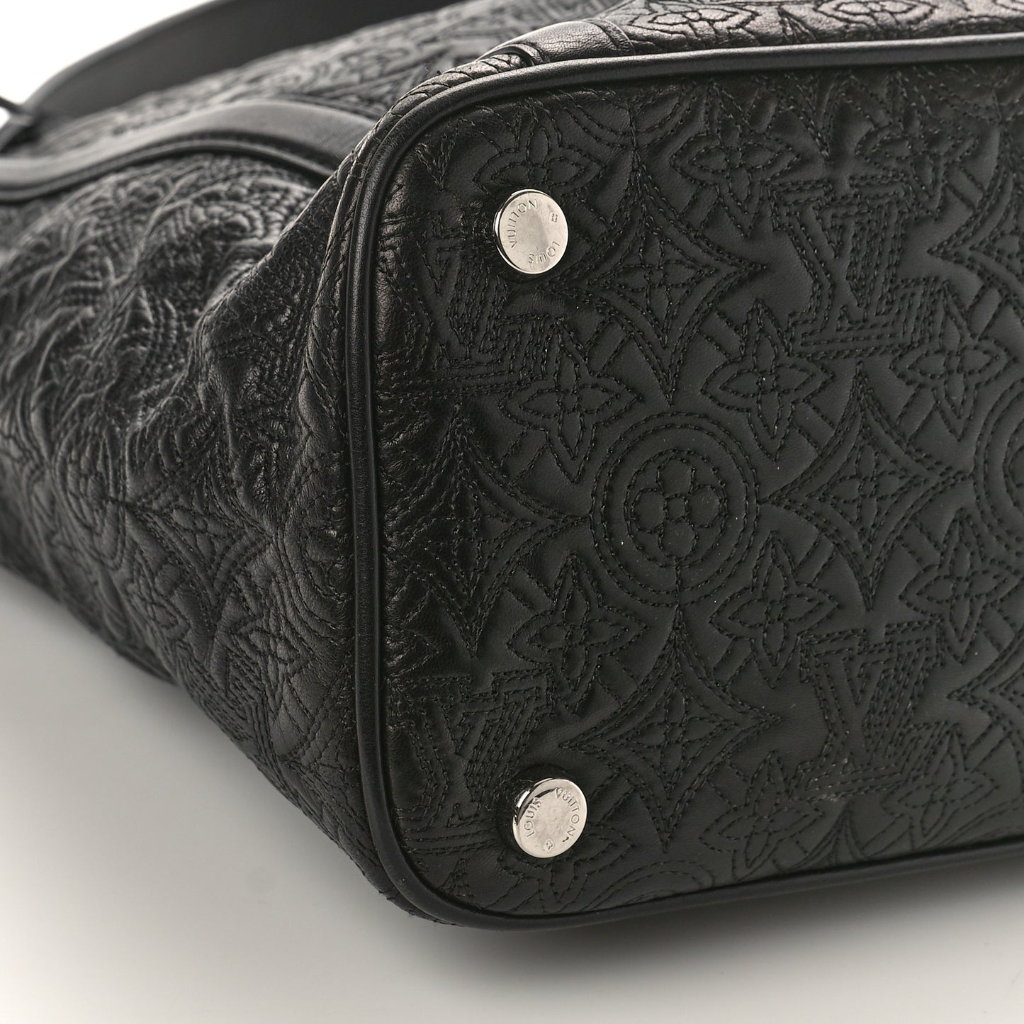 Monogram Lambskin Antheia IXIA MM Black