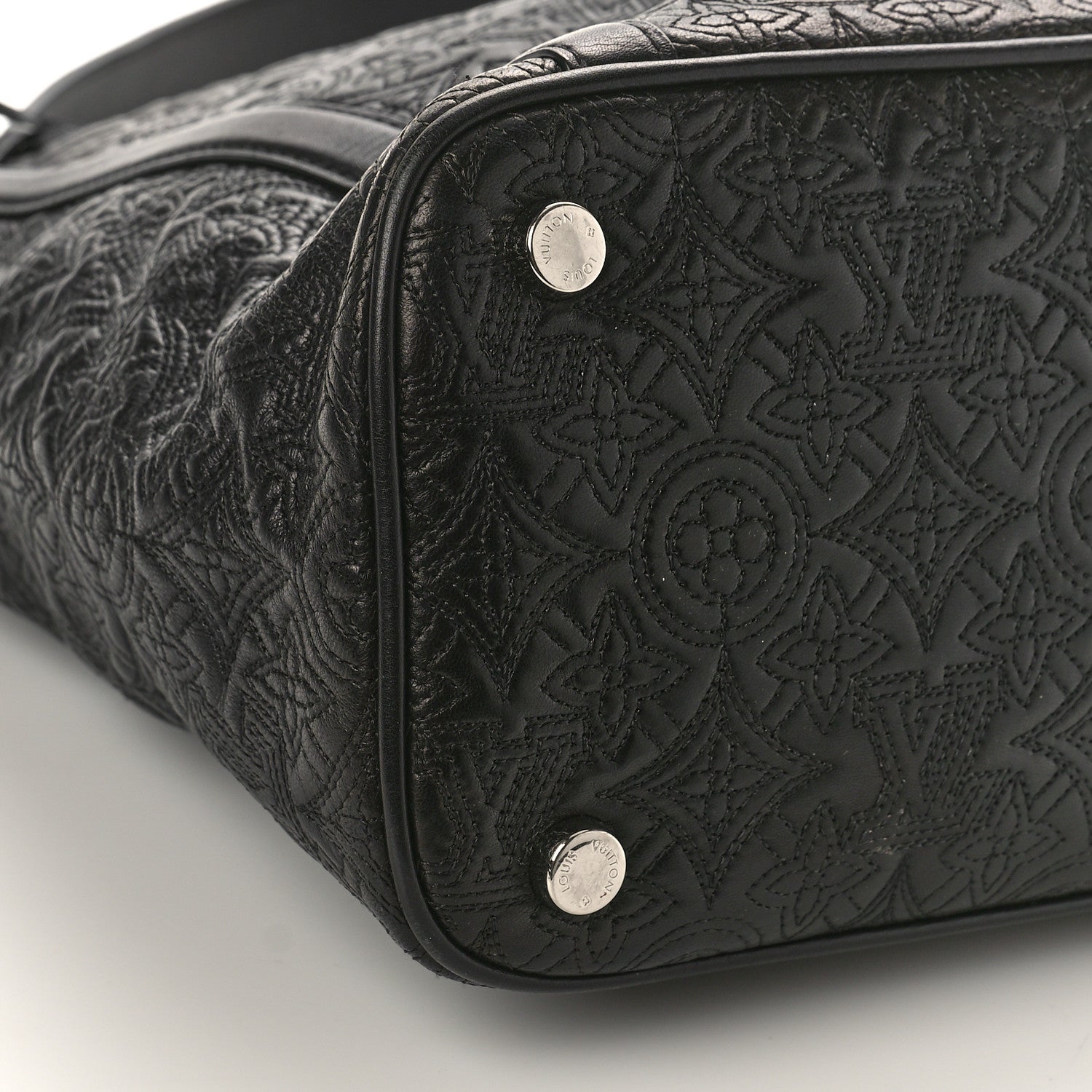 Louis Vuitton Monogram Lambskin Antheia IXIA MM Black 6 of 8