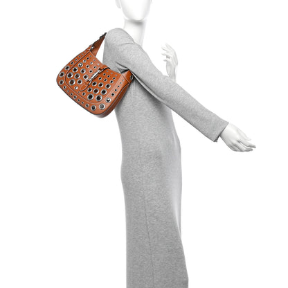 Gucci Calfskin Ha Ha Ha Jackie 1961 Eyelet Hobo Cuir 2 of 11