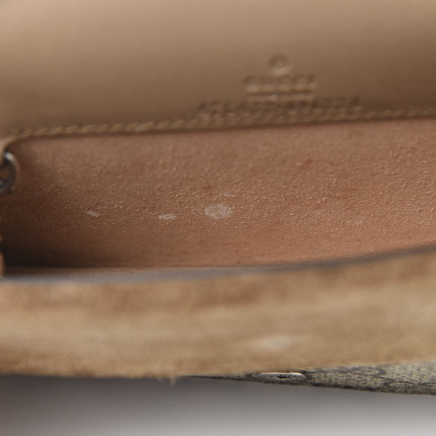 GG Supreme Monogram Super Mini Dionysus Shoulder Bag Taupe