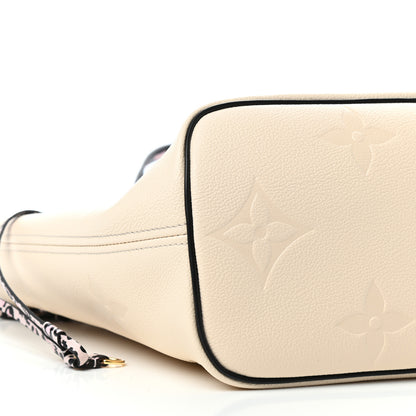 Louis Vuitton Empreinte Monogram Giant Wild At Heart Neverfull MM Creme 7 of 9