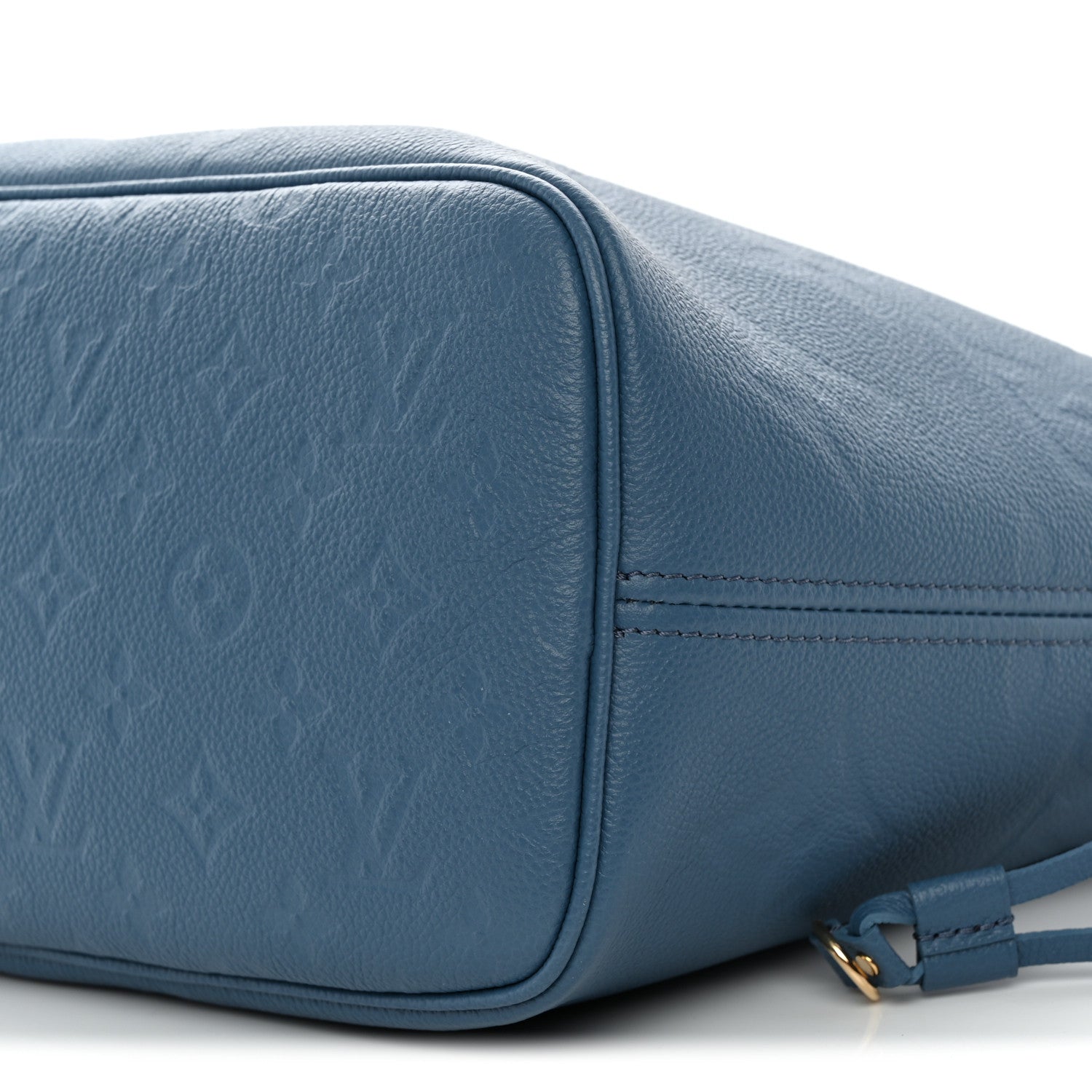 Louis Vuitton ダークブルーデニム ほぼ新品、試着程度保管品！ Louis Vuitton Empreinte Monogram Giant Neverfull MM Blue Jean