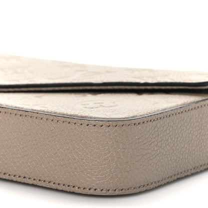 Louis Vuitton Empreinte Pochette Felicie Chain Wallet Tourterelle 8 of 8