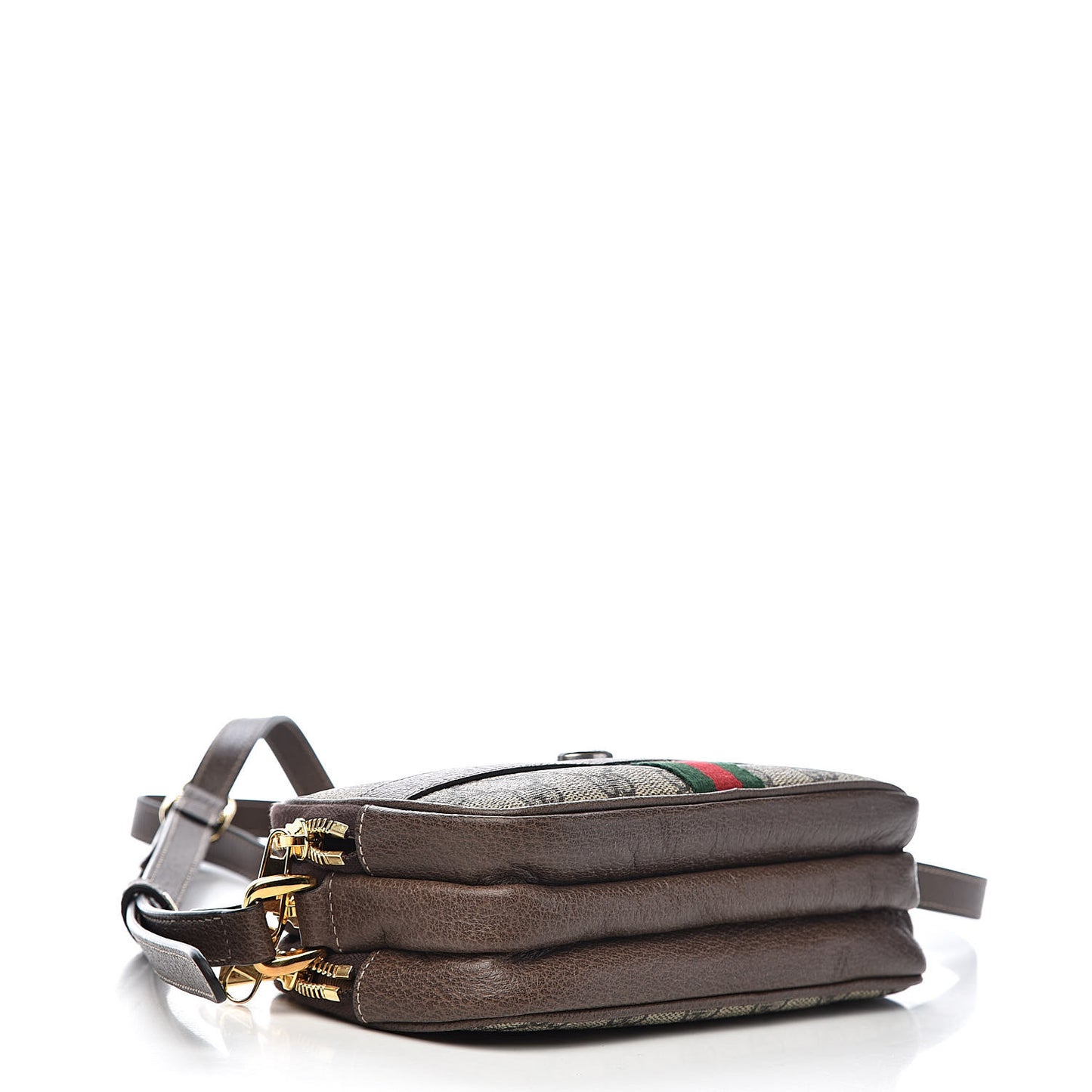 GG Supreme Monogram Web Mini Ophidia GG Bag Brown