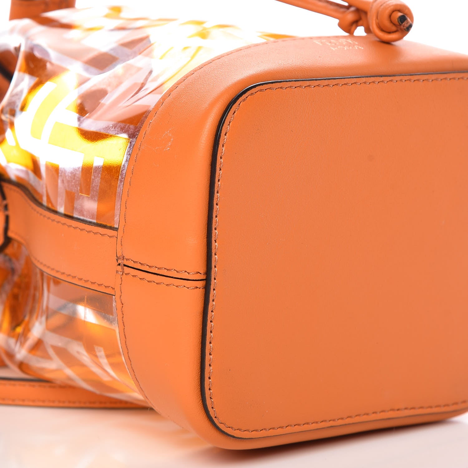 Fendi TPU FF Vitello Grace F is Fendi Mini Mon Tresor Bucket Bag Aranciata 5 of 8