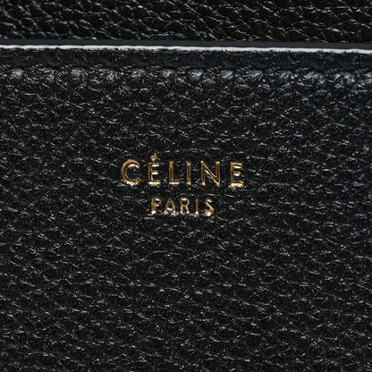 Celine Soft Grained Calfskin Sangle Bucket Bag Black 6 of 12