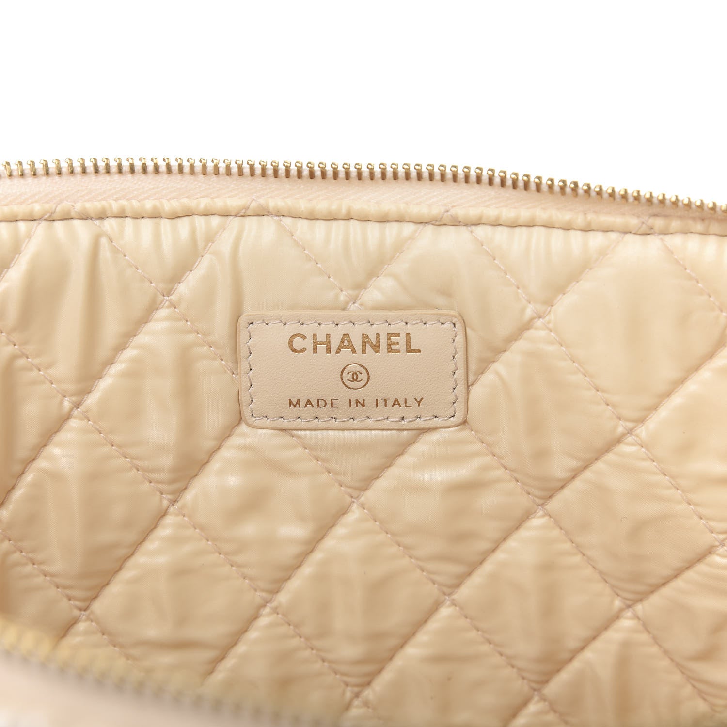 Chanel Canvas Small Deauville Pouch White 6 of 8
