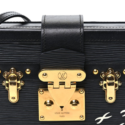 Louis Vuitton Epi Petite Malle Black 8 of 10