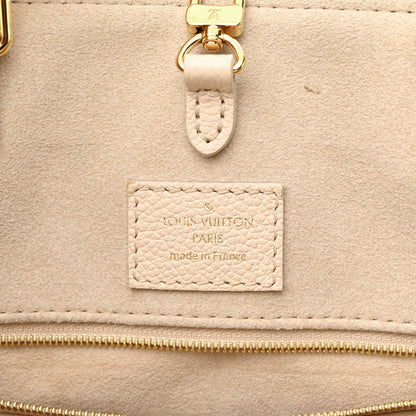 Louis Vuitton Empreinte Monogram Spring In The City Onthego MM Beige Pink Yellow 6 of 9