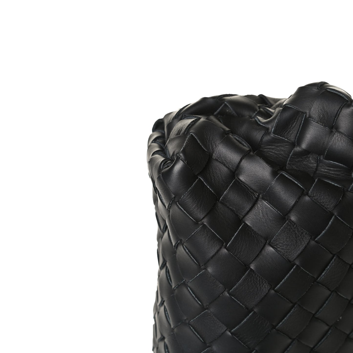 Nappa Intrecciato Messenger Bag Black