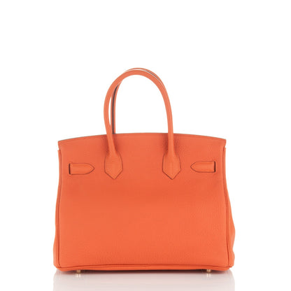 Hermes Togo Birkin 30 Orange 4 of 24