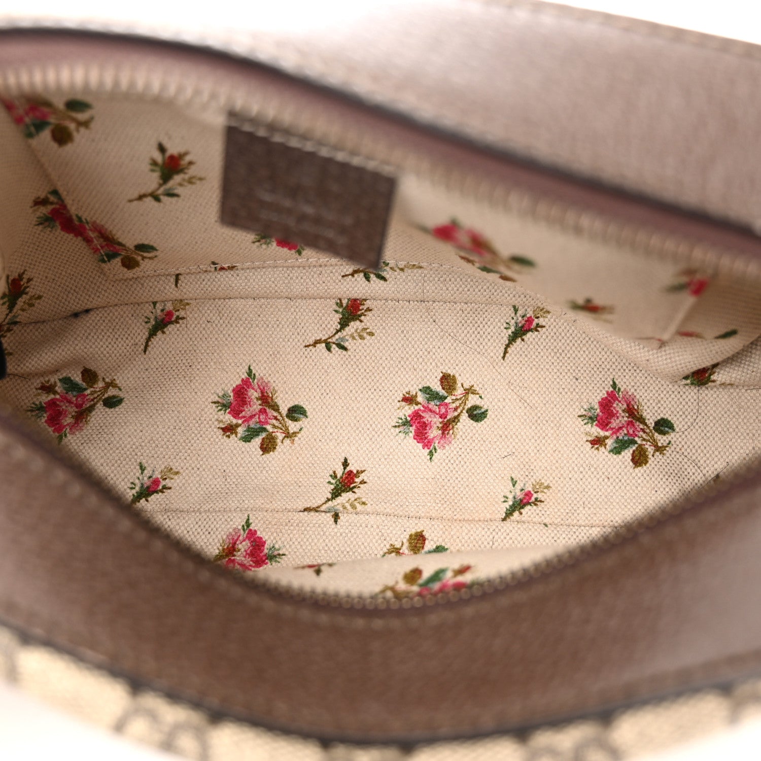 Gucci GG Supreme Monogram Web Neo Vintage Shoulder Bag Beige New Acero Crop 7 of 13