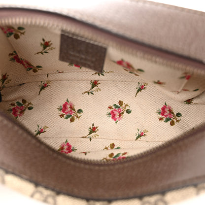 Gucci GG Supreme Monogram Web Neo Vintage Shoulder Bag Beige New Acero Crop 7 of 13