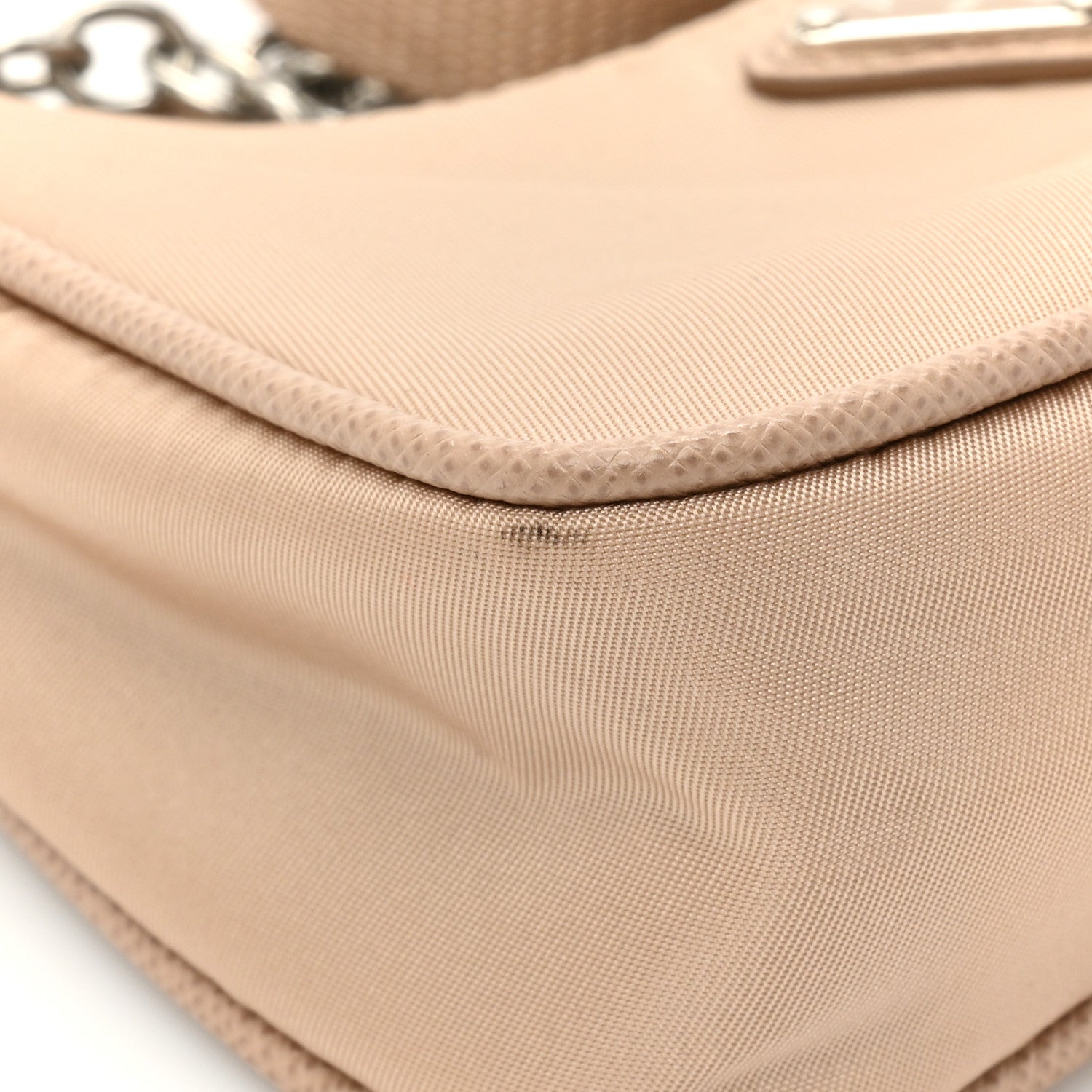 Prada Tessuto Nylon Saffiano Mini Re-Edition 2000 Shoulder Bag Cammeo 9 of 11