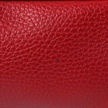 Gucci Pebbled Calfskin Bi-Color Soho Chain Backpack Red Navy 12 of 12