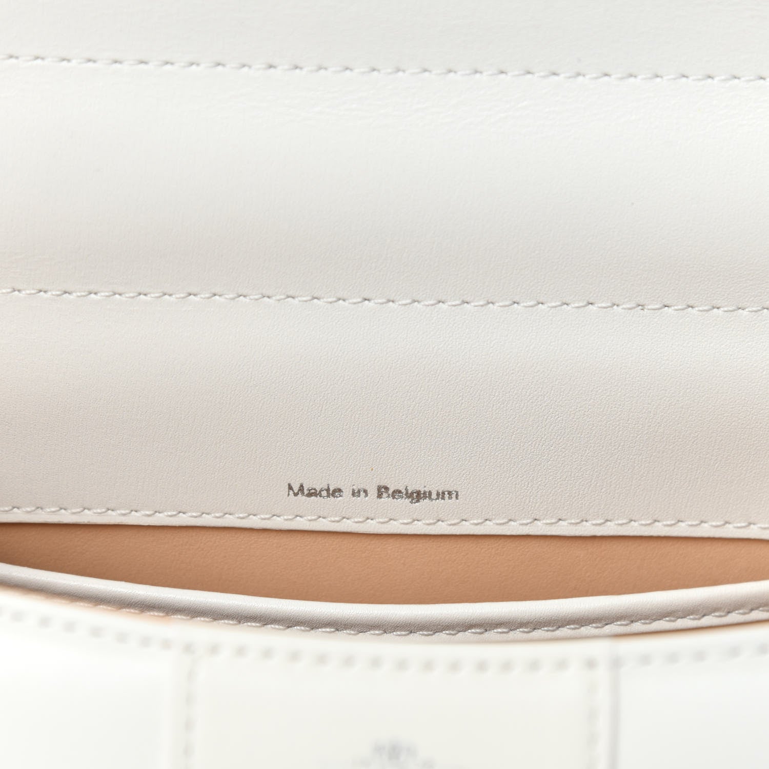 Delvaux Calfskin Mini Brillant Satchel Ivory 10 of 11