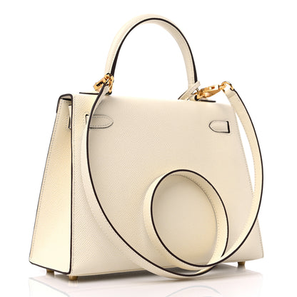 Hermes Epsom Kelly Sellier 25 Nata 3 of 10