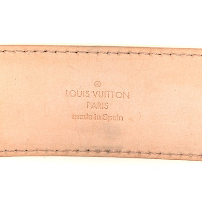 Louis Vuitton Damier Azur LV Initiales 85 34 Belt 5 of 9