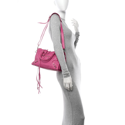 Balenciaga Agneau Classic Silver Hardware S City Rose Flamingo 2 of 11