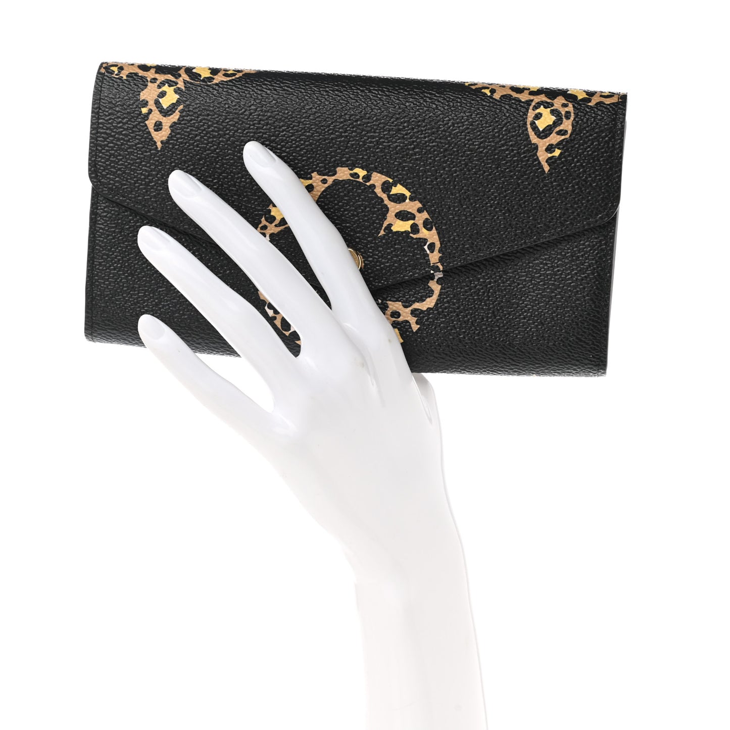 Monogram Giant Jungle Sarah Wallet Black