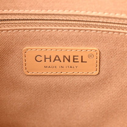Chanel Denim Deauville Bowling Bag Beige 6 of 11
