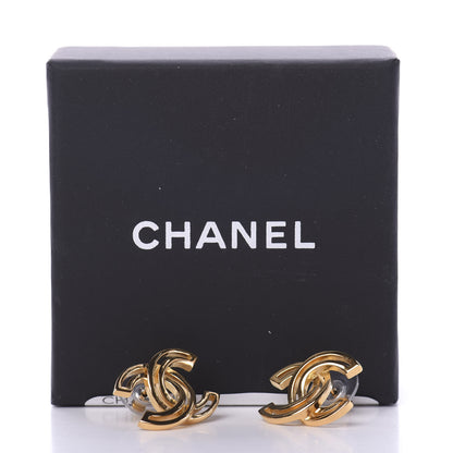 Chanel Metal Obazine CC Earrings Gold 5 of 5