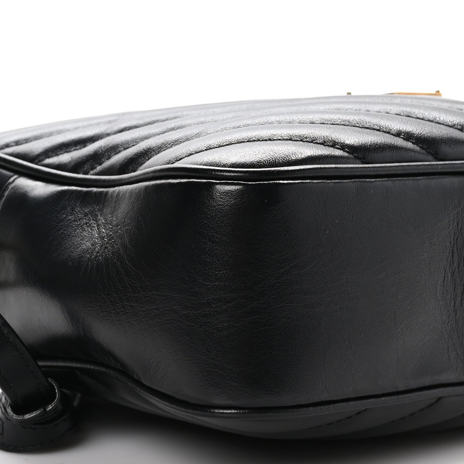Saint Laurent Calfskin Matelasse Monogram Lou Camera Bag Black 9 of 10