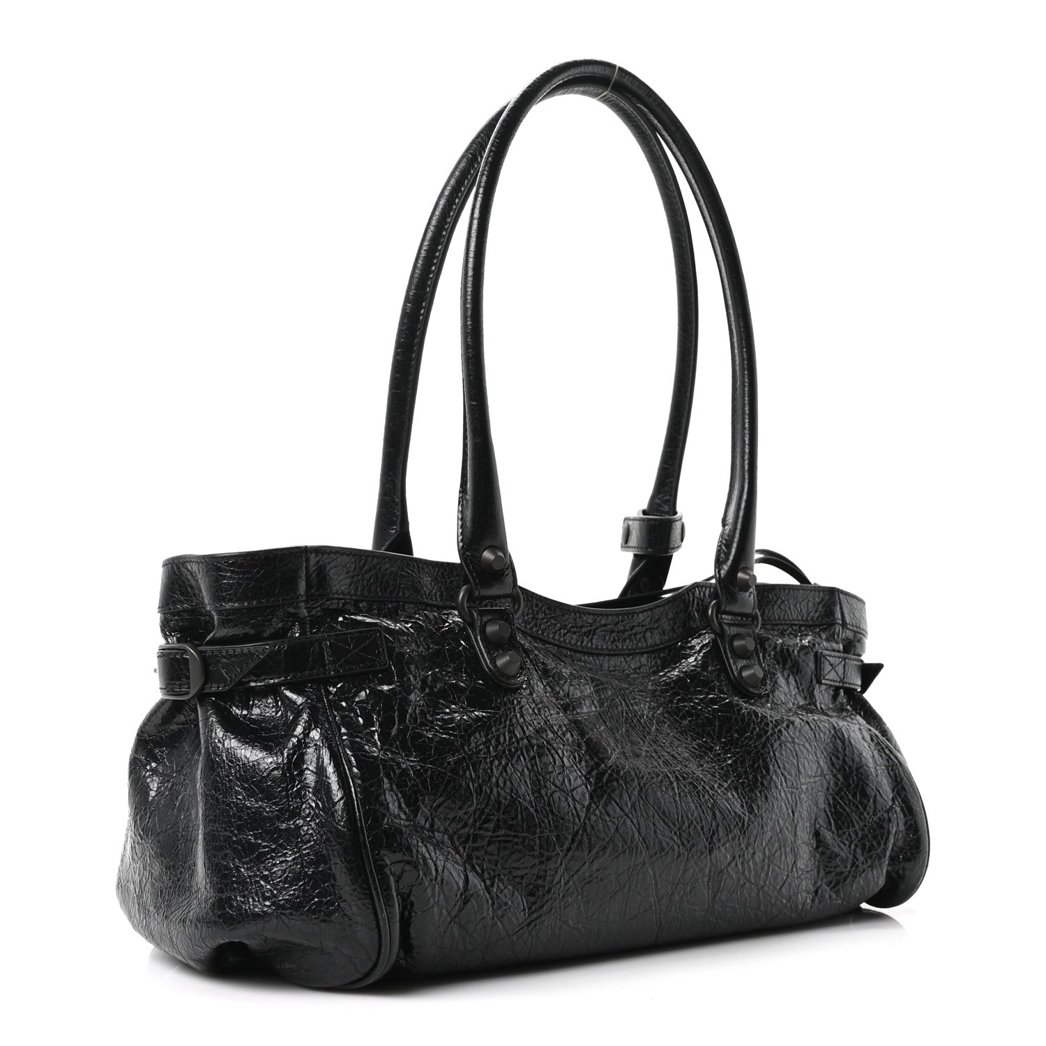 Balenciaga Agneau Arena Classic Hardware East West Le City Black 2 of 9