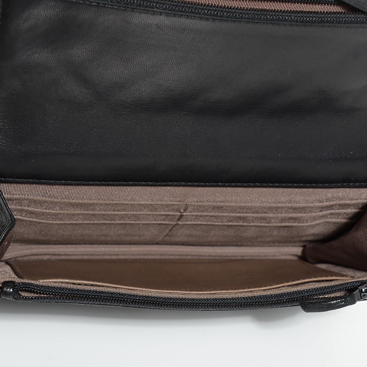 Lambskin Quilted Wallet Black