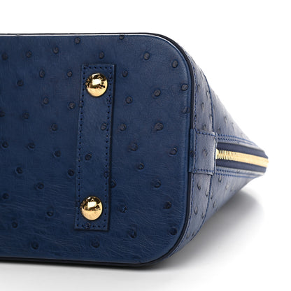 Louis Vuitton Ostrich Alma PM Indigo 7 of 7