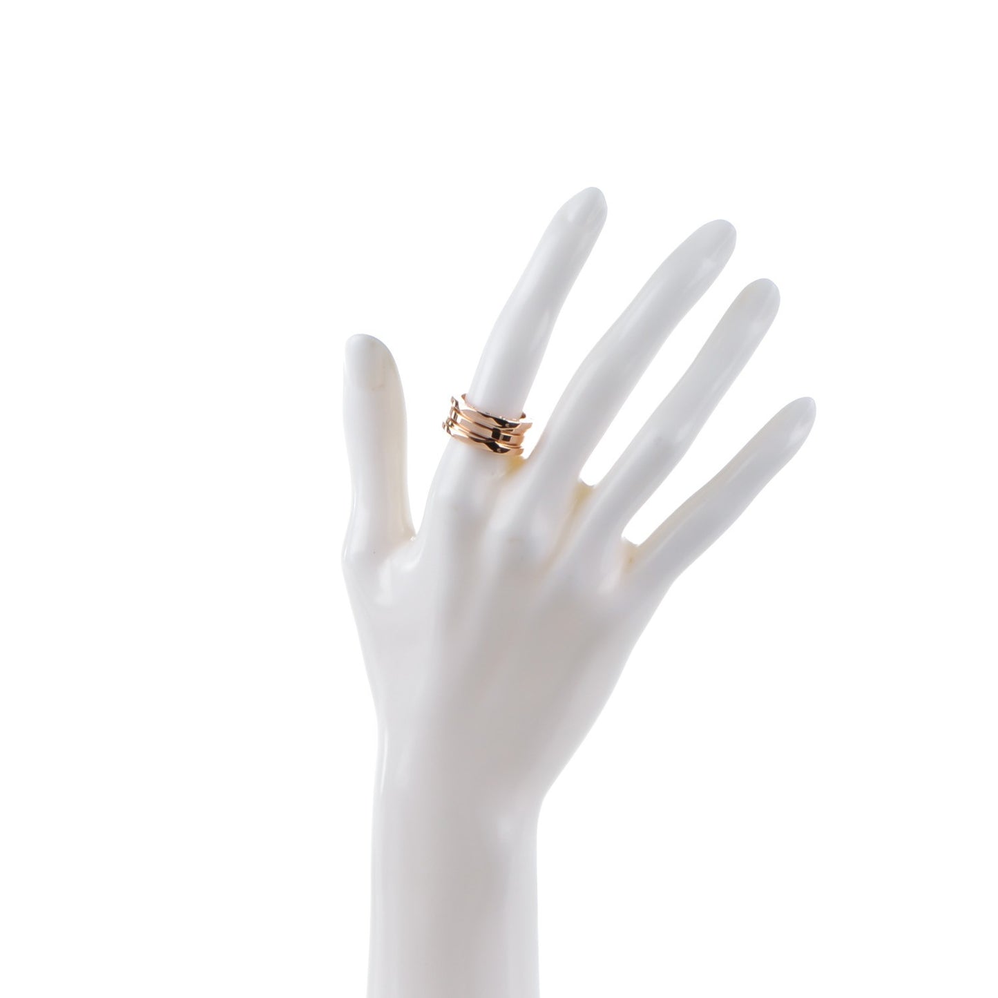 18K Rose Gold B.Zero1 Three-Band Ring 53 6.5