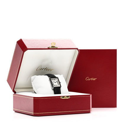 Cartier Stainless Steel Calfskin 24mm Tank Solo Quartz Watch 5 of 5