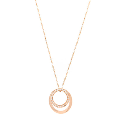 Cartier 18K Pink Gold Diamond Etincelle De Cartier Pendant Necklace 1 of 5