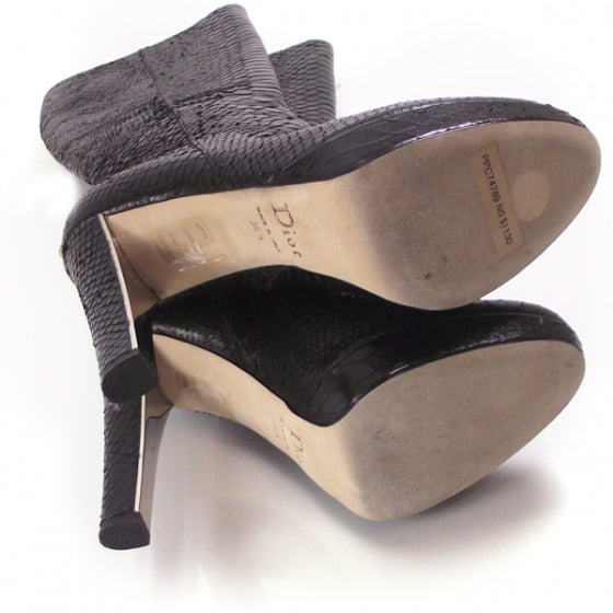 Christian Dior Python Tall Boots 36.5 5 of 9