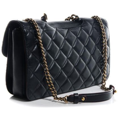 Chanel Calfskin Quilted Large Perfect Edge Flap Black 3 of 10