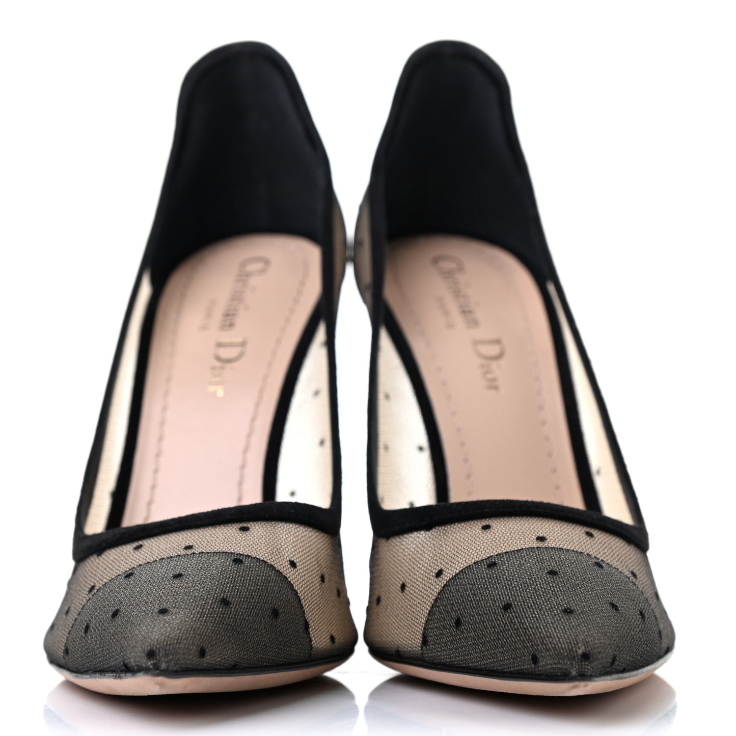 Mesh Plumetis Tulle D-Moi Pumps 38.5 Black