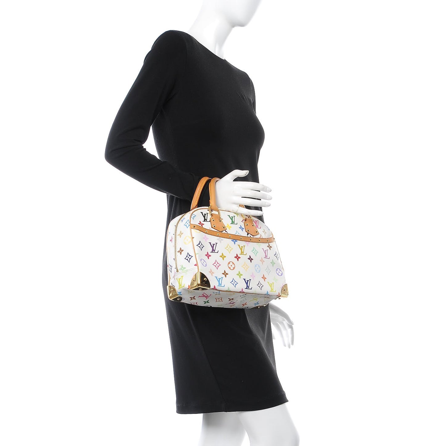 Monogram Multicolor Trouville White