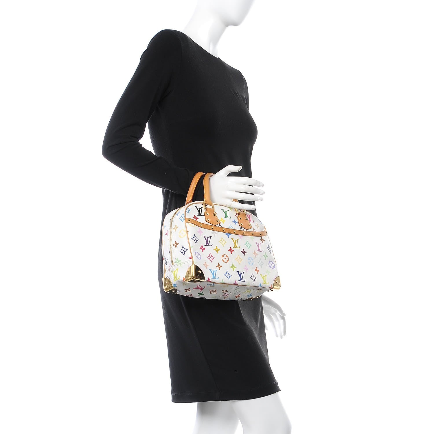 Louis Vuitton Monogram Multicolor Trouville White 2 of 15