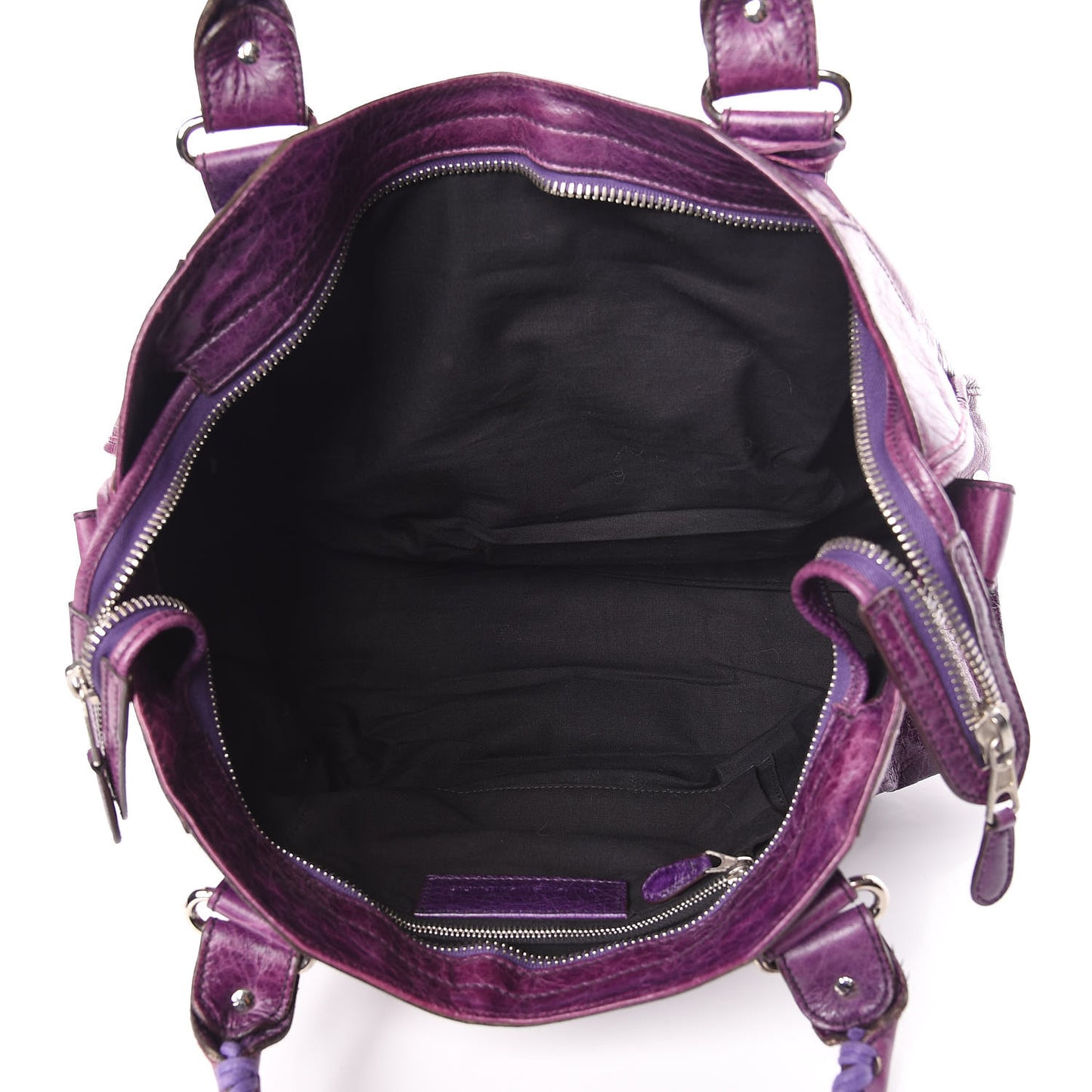 Agneau Giant 21 Silver Hardware Part Time Raisin