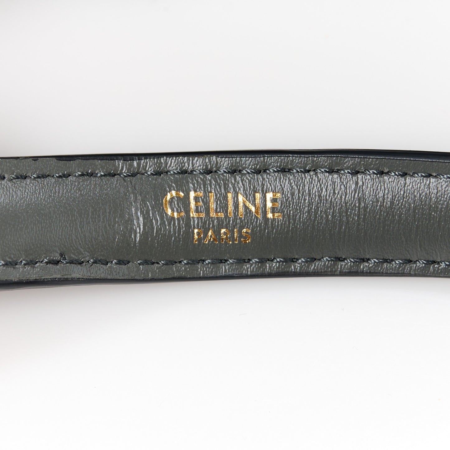 Satinated Calfskin Mini 16 Top Handle Bag Grey