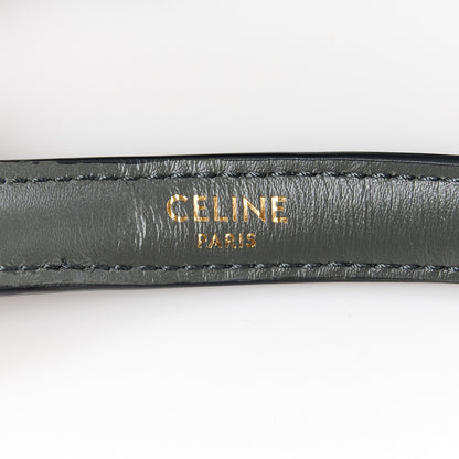 Celine Satinated Calfskin Mini 16 Top Handle Bag Grey 9 of 13